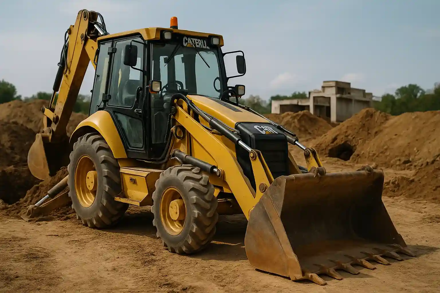Экскаватор-погрузчик Caterpillar